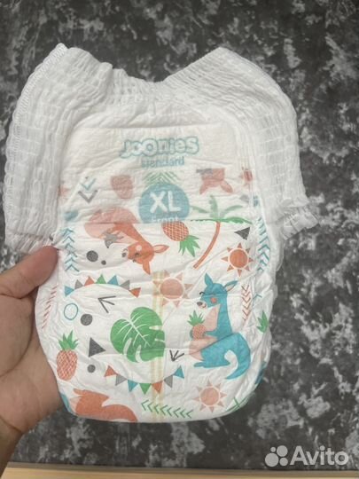 Подгузники трусики joonies xl