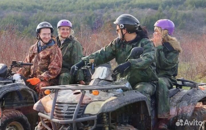Прогулка на квадроцикле. Квадро гиганты