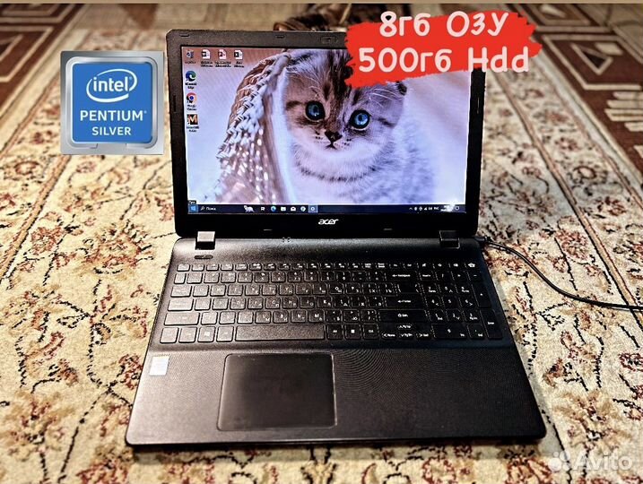 Мощный Ноутбук Acer 4ядра/8гб/500гб Hdd