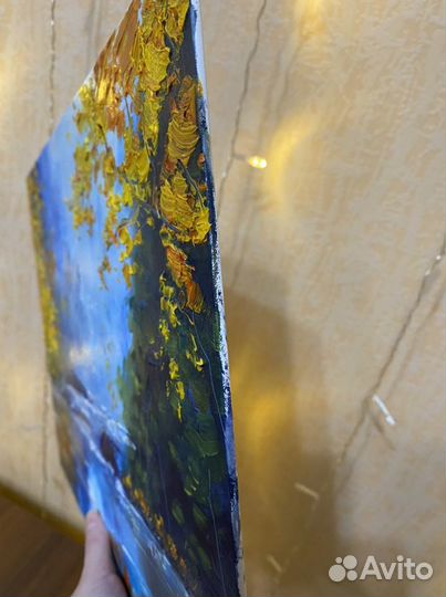 Картина маслом на холсте пейзаж