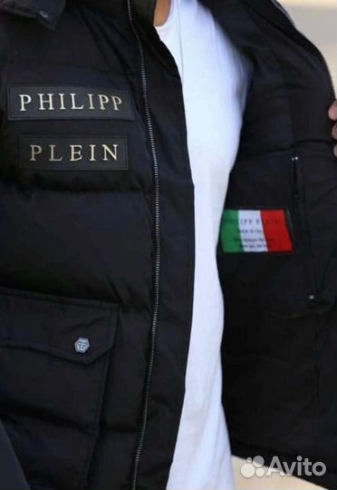 Куртки зимние с капюшоном Philipp Plein. Новые