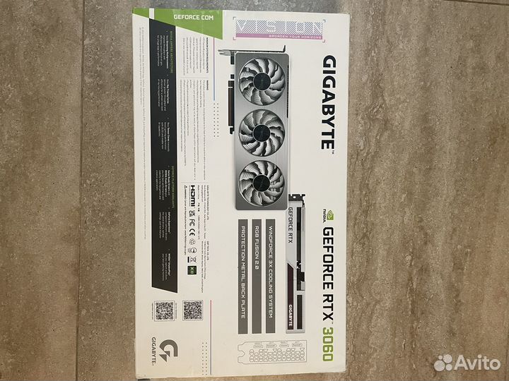 Видеокарта Nvidia Geforce RTX 3060 Vision 12GB