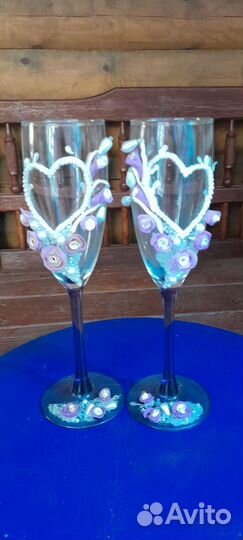 Два свадебных фужера