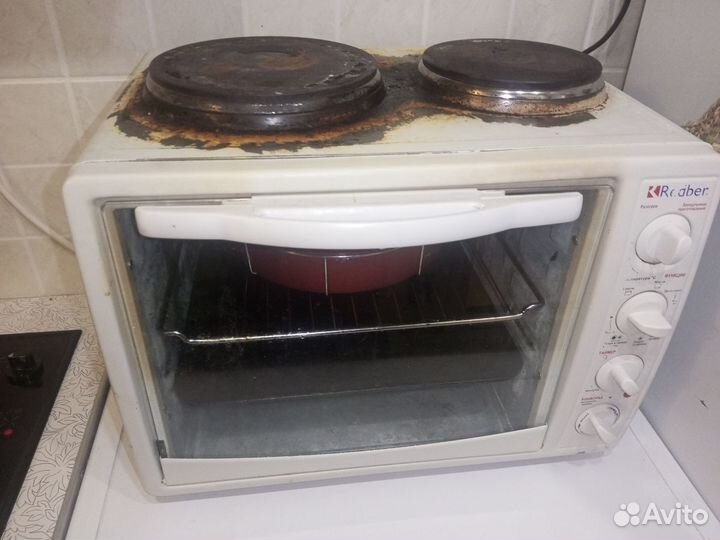 Плита электрическая 2 конфорки с духовкой