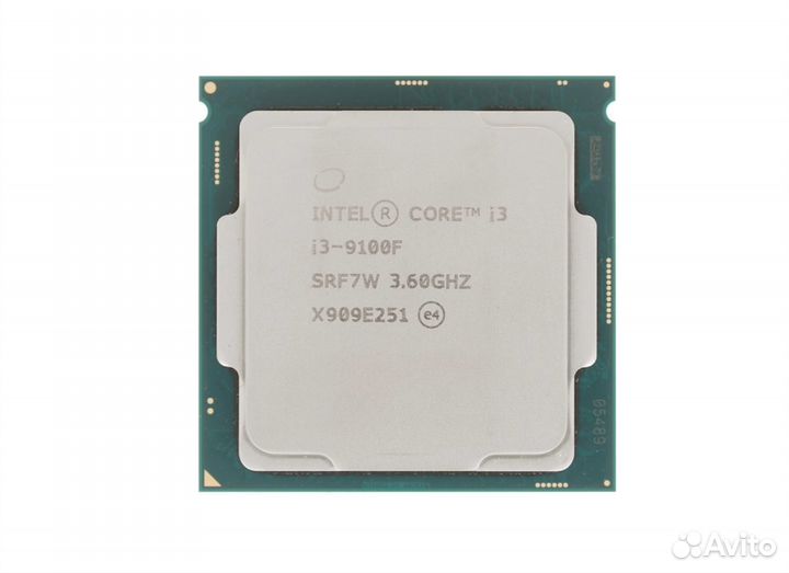 Процессор intel core i3 9100f