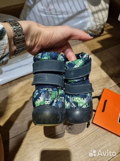 Ботинки зимние детские 19 размер