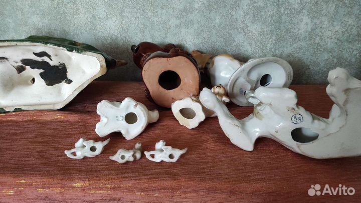 Фарфоровые статуэтки собак советского производства