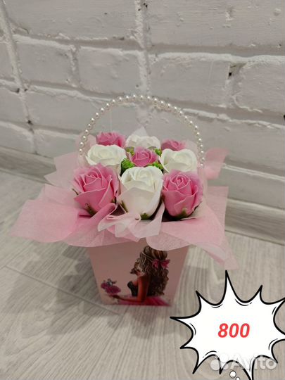 Цветы из мыла