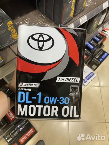 Масло моторное Toyota Oil DL-1 0W30 4л 08883-02905 объявление продам