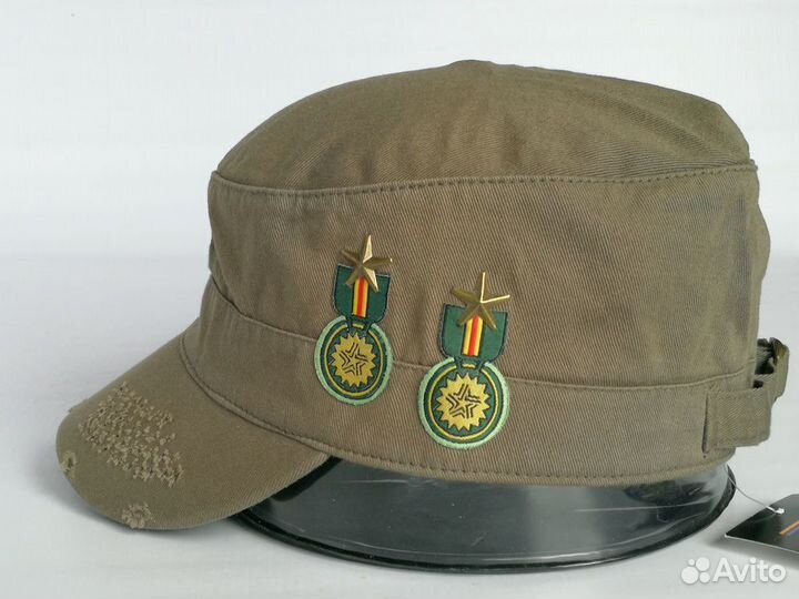 Классическая глубокая бейсболка милитари 