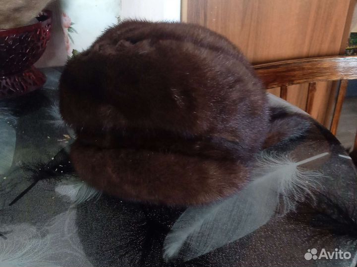 Шапка норковая женская