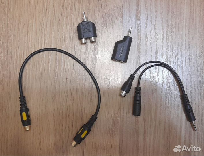 Переходники RCA, Jack 3.5mm, S-Video