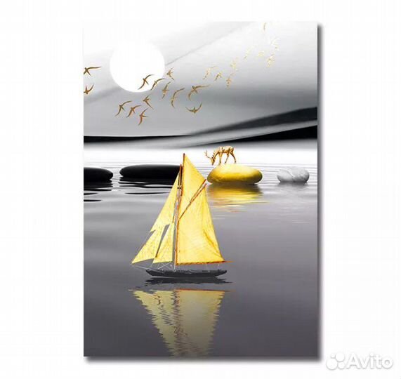 Набор картин на холсте, новый