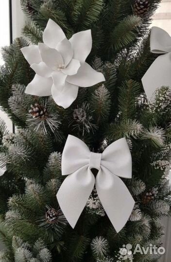 Бантики/цветочки на елку