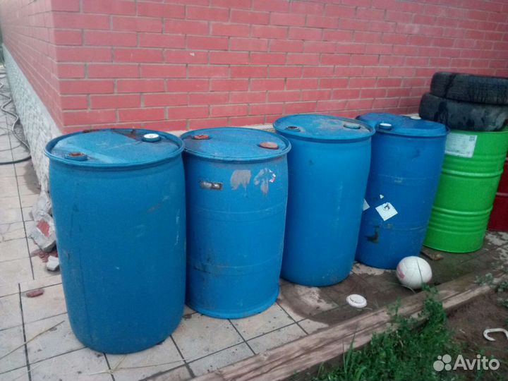 Бочки пластиковые, железные бу
