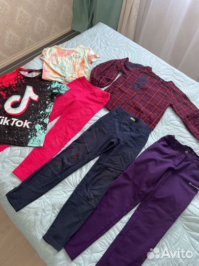Одежда для девочки 140 рост комплектом
