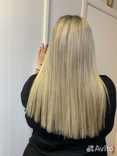 Наращивание волос, коррекция