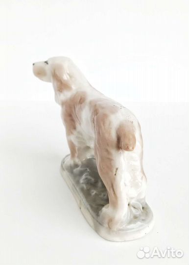 Фарфор статуэтка Спаниель Артель Прогресс СССР