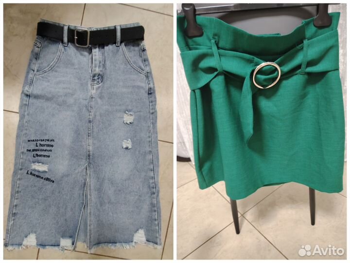 Юбка женская 46 48, Юбка джинсовая 44р(26)