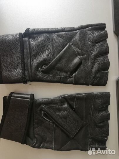 Перчатки мужские кожаные