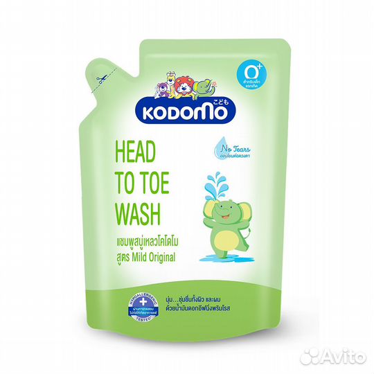 Kodomo ср-во от макушки до пяточек 380мл