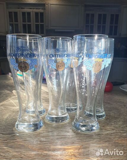 Пивные бокалы 6 шт набор