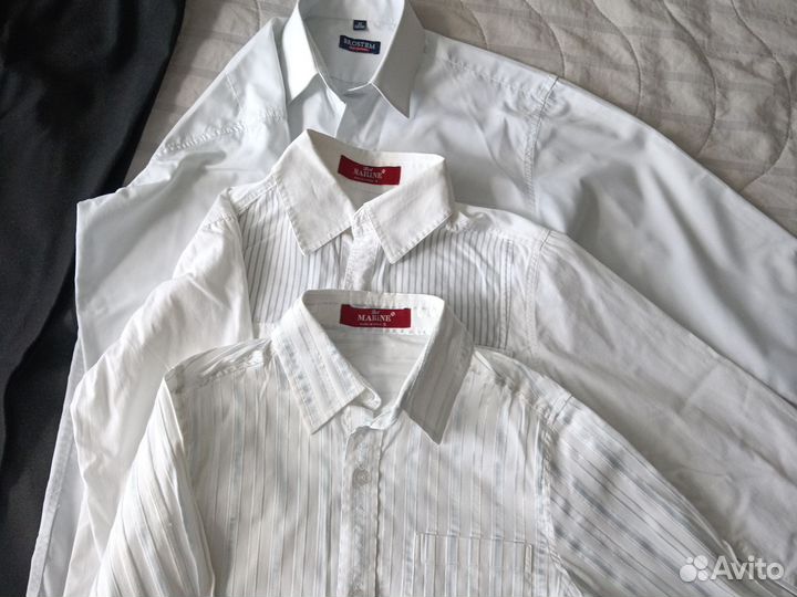 Школьная форма пакетом 140-146 брюки,рубашки