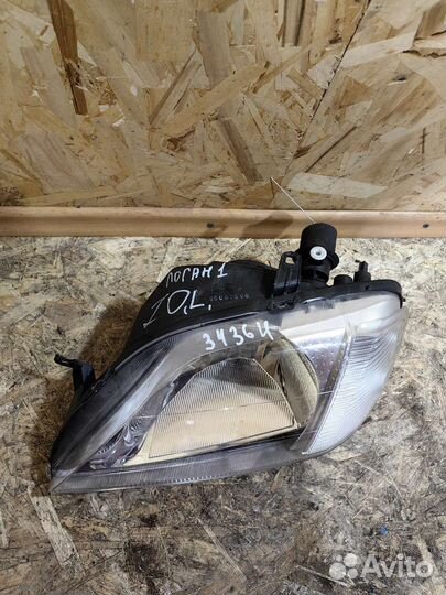 Фара Левая Рено Логан 1 depo До рестайлинг