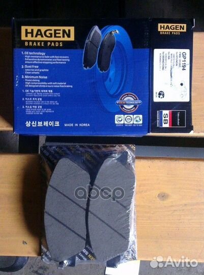 Колодки передние GP1194 Sangsin brake