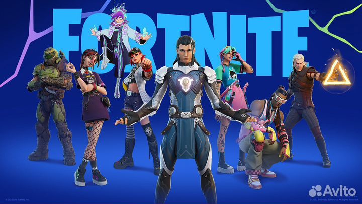 Бп / Отряд Fortnite Battle Pass + 1000 V-Bucks