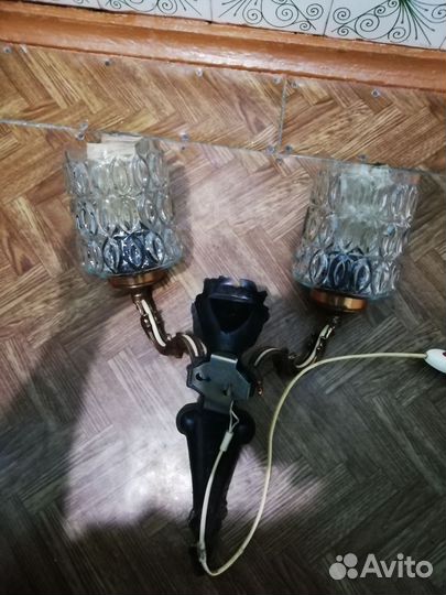 Настенный светильник бра ссср(силумин)