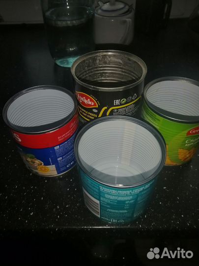 Пластиковые баночки