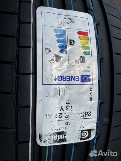 Continental SportContact 6 285/45 R21