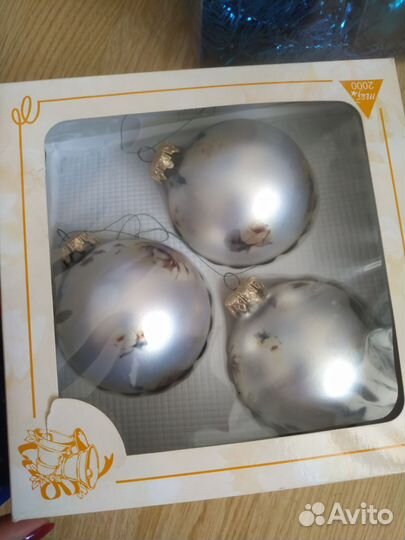 Елочные шары стекло
