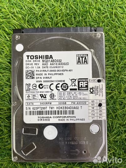 Жесткий диск Toshiba 320Gb