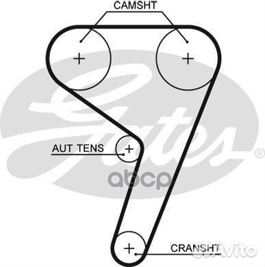 Комплект грм volvo/ford 1.5/1.6 ecoboost 2010