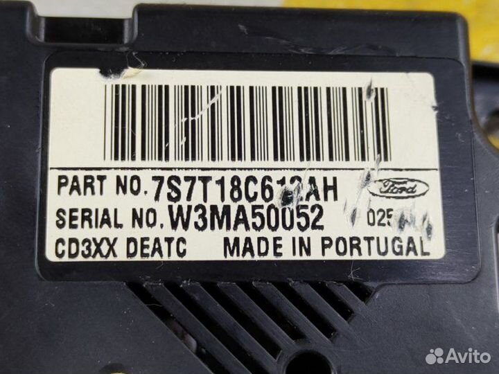 Блок управления климат-контролем Ford Mondeo 4 BE