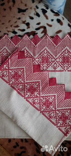 Полотенце лен с вышивкой