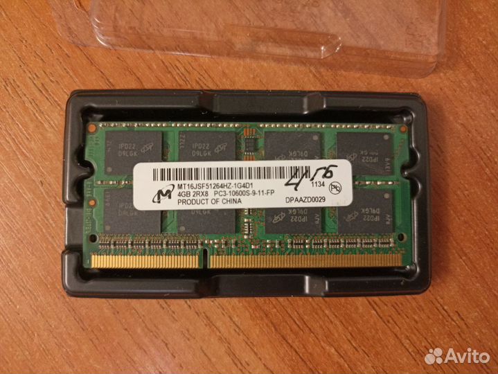 Оперативная память для ноутбука DDR3L 4 GB