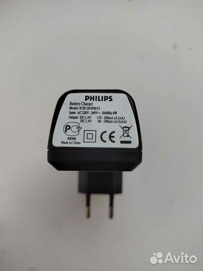 Зарядка для пальчиковых батареек philips