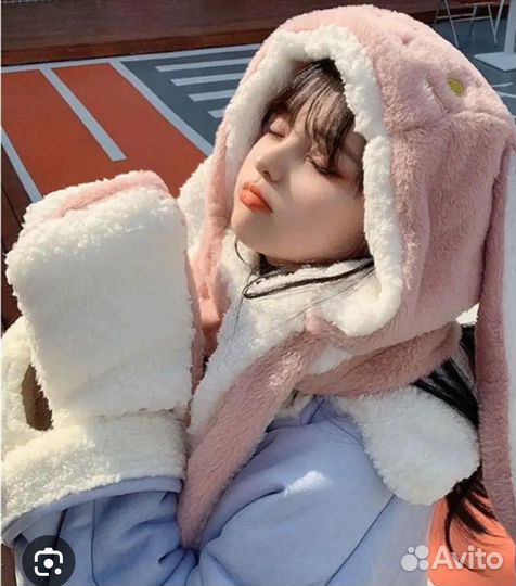 Шапка зимняя для девочки 52 54