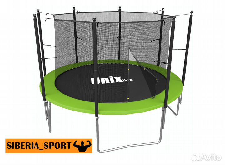 Батут unix Line Simple 8 ft Green (inside)