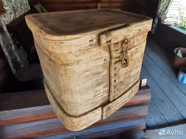 Старинный деревянный короб/ларь (начало 20 века)