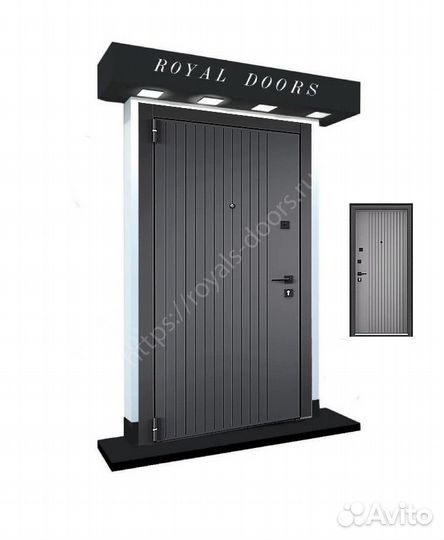 Входная металлическая дверь с терморазрывом