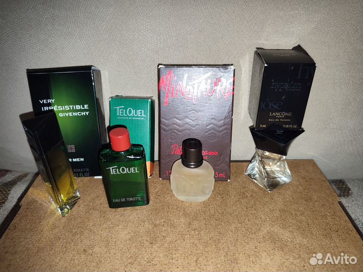 Миниатюры парфюмерии винтаж