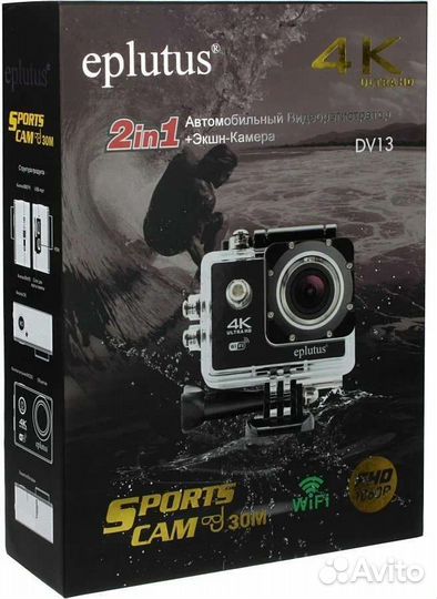 Экшн камера eplutus