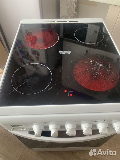 Плита электрическая стеклокерамика Ariston