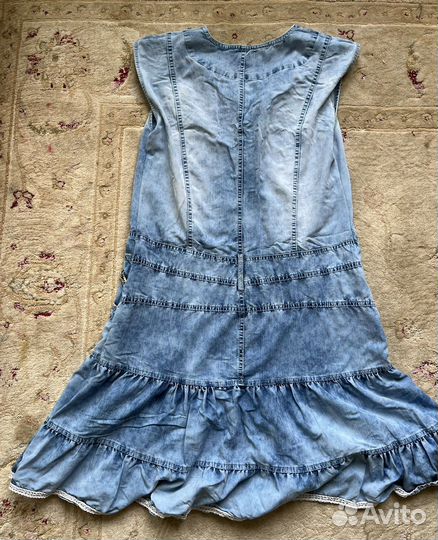 Джинсовое платье