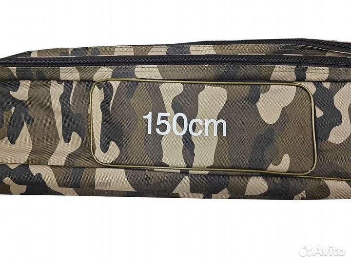 Чехол для удочек East Shark 1,50m 3-секции (кмф ко