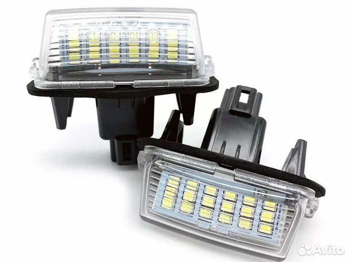 Led подсветка номера toyota camry/corolla